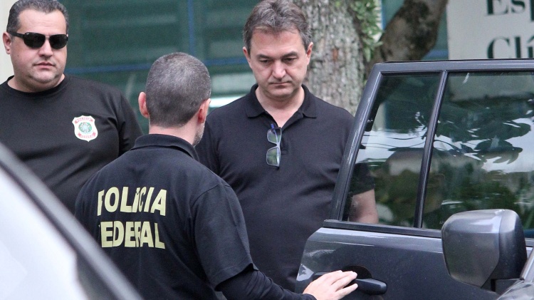 9.nov.2018 - O empresário Joesley Batista, preso pela Polícia Federal na Operação Capitu, um desdobramento da Lava Jato