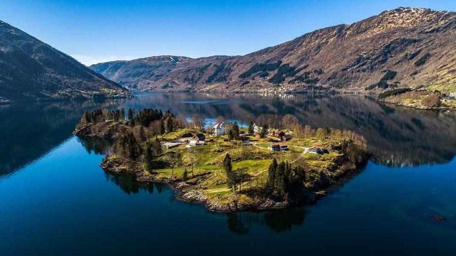 Ilha vendida na Noruega por R$ 18 milhões tem nove hectares - Divulgação/Vladi Private Islands