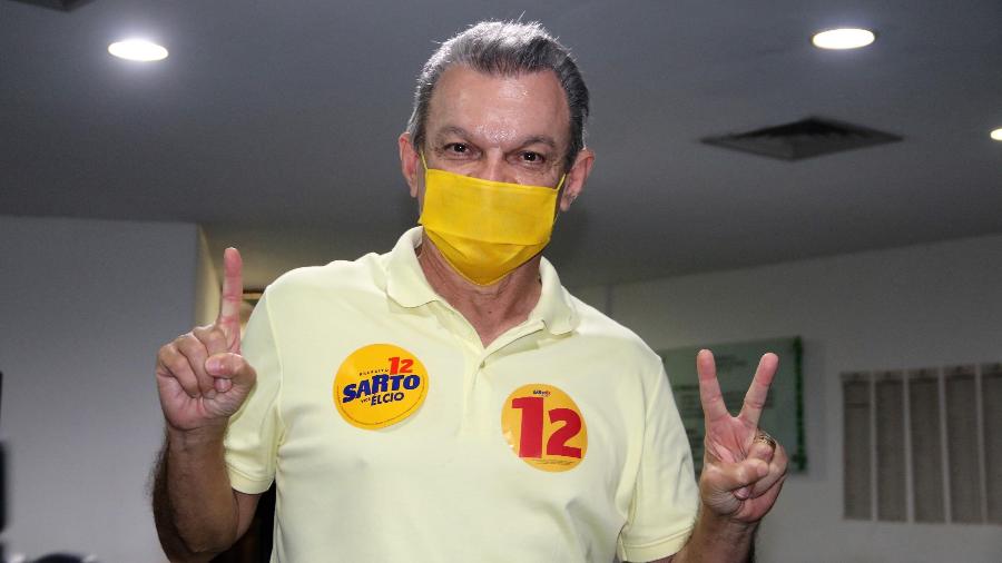 15.nov.2020 - José Sarto Nogueira (PDT), candidato à prefeitura de Fortaleza (CE), no primeiro turno das eleições - XANDY RODRIGUES/FUTURA PRESS/ESTADÃO CONTEÚDO