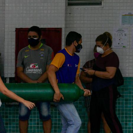 Manaus viveu crise de abastecimento de oxigênio - Sandro Pereira/Fotoarena/Estadão Conteúdo