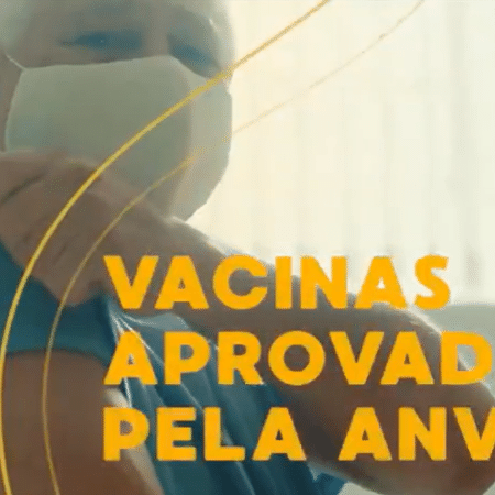 Campanha destaca que vacinas distribuídas foram aprovadas pela Anvisa - Reprodução
