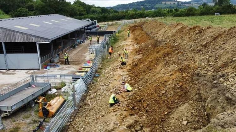 Proprietário do terreno permitiu que equipe investigasse terreno - STEVE DEY/BBC - STEVE DEY/BBC
