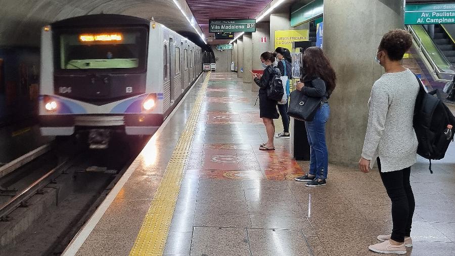 Estação Trianon-Masp do metrô, em São Paulo - Rivaldo Gomes/Folhapress
