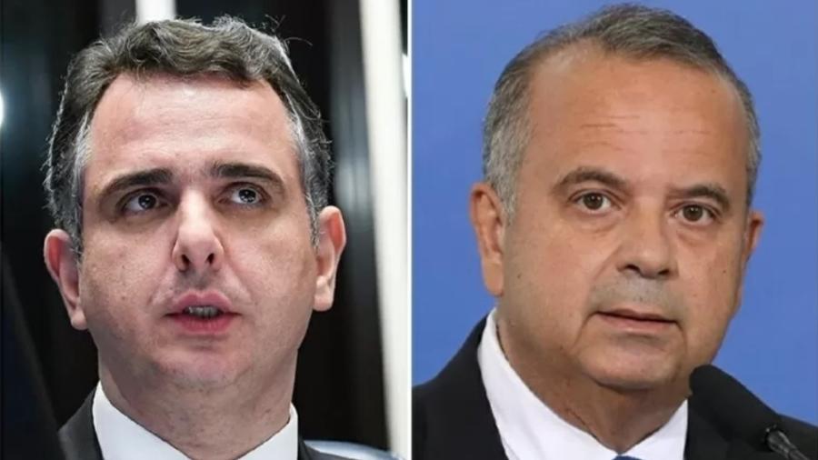 Rodrigo Pacheco e Rogério Marinho - Roque de Sá/Agência Senado e Clauber Cleber Caetano/PR