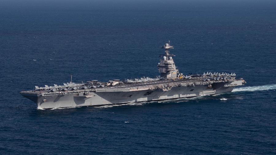 O governo norte-americano já enviou o USS Gerald R. Ford para ajudar Israel