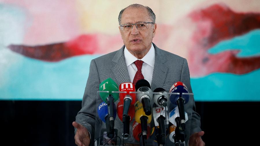 14.jun.2023 - O vice-presidente Geraldo Alckmin