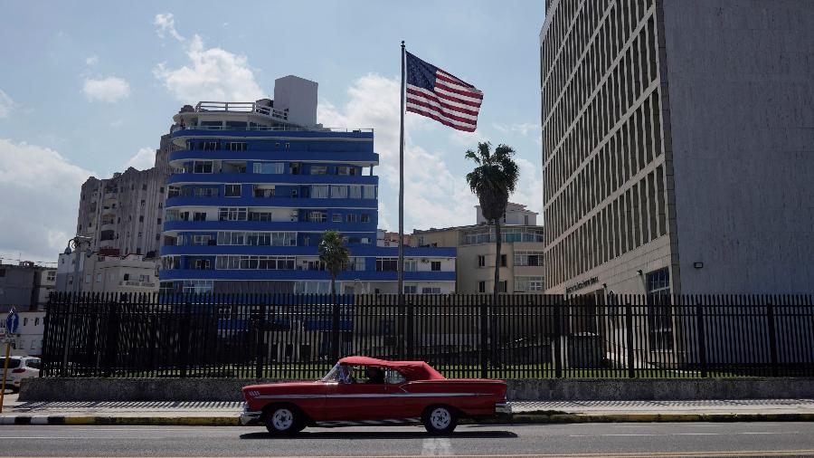 Embaixada dos Estados Unidos em Havana; síndrome ainda é cercada de mistérios