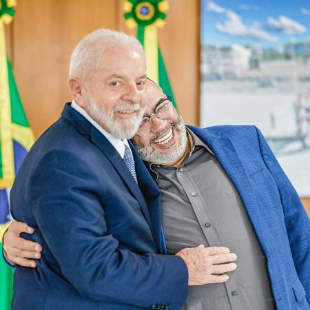 Lula e Cafu Cesar, candidato a vice-prefeito de Hortolândia (SP)