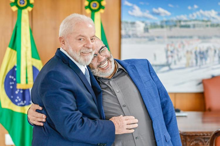 Lula e Cafu Cesar, candidato a vice-prefeito de Hortolândia (SP)