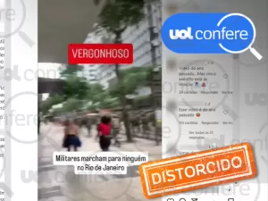 Vídeo mostra concentração e não desfile de 7 de Setembro no Rio em 2023