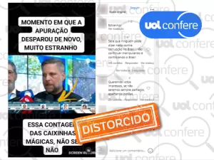 Salto de urnas apuradas em São Paulo foi falha em transmissão de TV