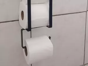 'Resistente e fácil de instalar': suporte de papel higiênico está por R$ 35