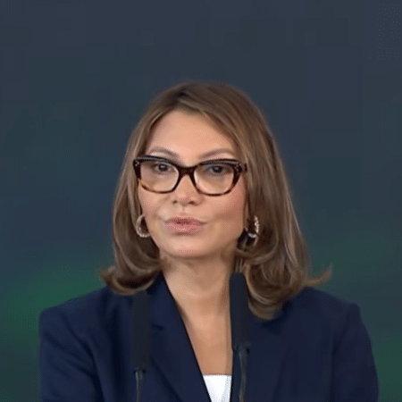 A primeira-dama Janja da Silva A primeira-dama Janja da Silva