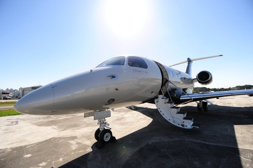 O Legacy 450 tem capacidade para voar sem escalas de São Paulo a Bogotá - Junior Lago/UOL