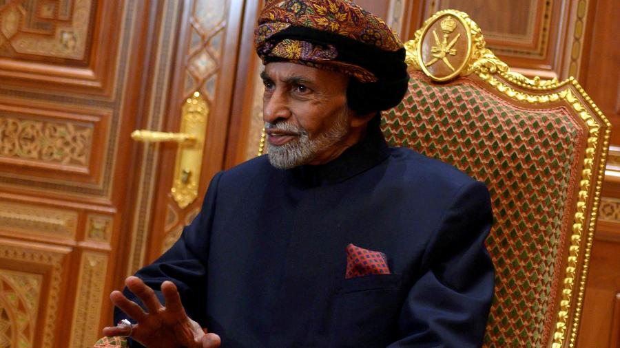 Foto de arquivo do sultão Qaboos bin Said al-Said, do Omã, morto aos 79 anos em 10 de janeiro de 2020 - Andrew Caballero-Reynolds/Pool via REUTERS/Foto de arquivo