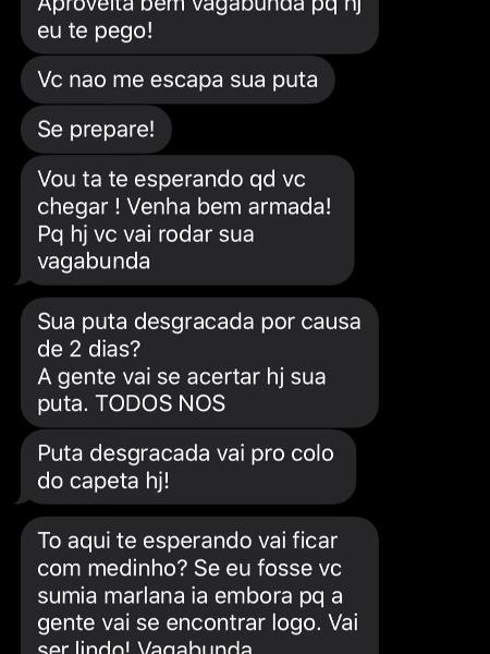 Marlana Yano posta supostas ameaças que teria recebido do ex - Reprodução/Facebook