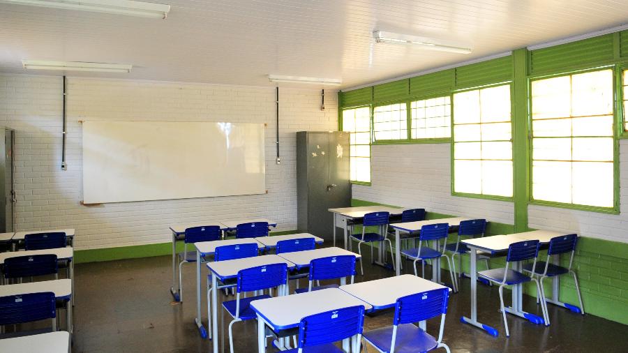 12 fev. 2016 - Sala de aula em escola pública em Brasília, no Distrito Federal - Dênio Simões/Agência Brasília