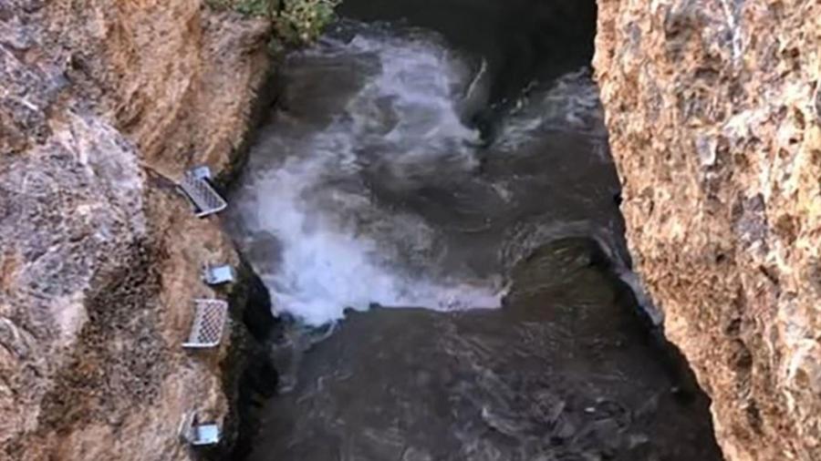 Terremoto provocou ondas de 1,20 metros dentro de uma caverna do Vale da Morte - Reprodução/Youtube