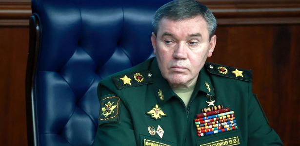 O Chefe do Estado-Maior do Exército da Rússia, Valery Gerasimov