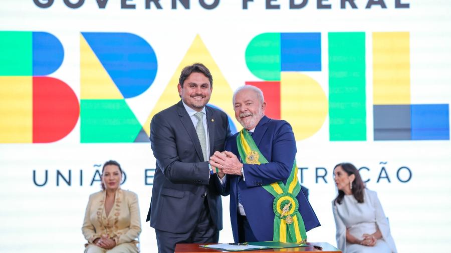 01.01.23 - O presidente Lula dá posse a Juscelino Filho (União Brasil) como ministro das Comunicações - Ricardo Stuckert