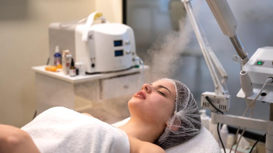 Ozônio é usado para fazer limpeza de pele em procedimentos estéticos