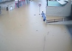 Chuvas em SC: vídeo mostra avanço de enchente em rua de Rio do Sul - Reprodução