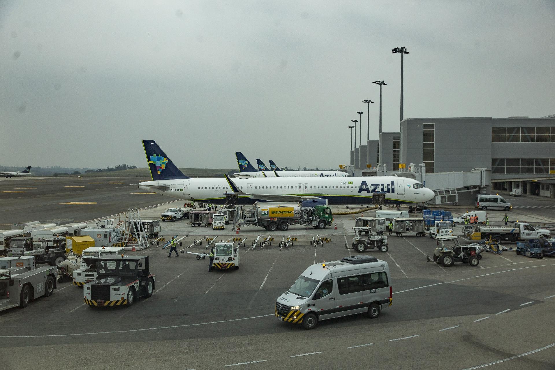 9.jun.2022 - Movimentação no Aeroporto Viracopos em Campinas, no interior de São Paulo - undefined
