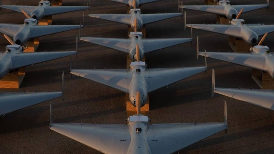 Drones Lucas entregues para emprego no Oriente Médio pelo Comando Central das Forças Armadas dos EUA Drones Lucas entregues para emprego no Oriente Médio pelo Comando Central das Forças Armadas dos EUA