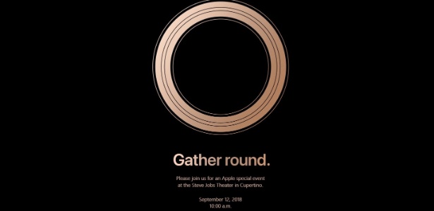 Convite para evento da Apple - Reprodução