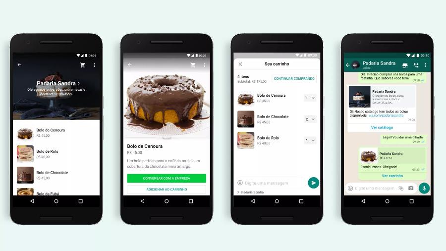Recurso Carrinho do WhatsApp - Divulgação/WhatsApp