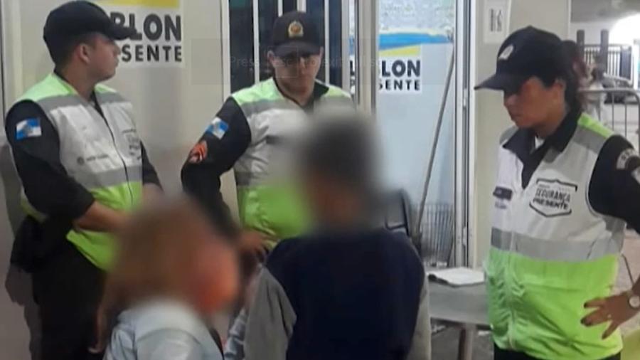 Polícia Civil confirmou que mãe foi presa por crime de tortura - Reprodução/Record TV