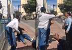 Mãe incita filho a bater em colega, filma agressão e é presa; veja vídeo - Reprodução/X
