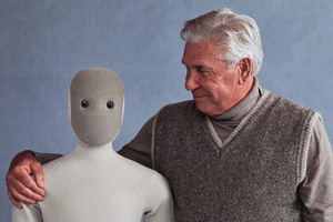 Empresa lança robô que dobra roupas e lava louça por R$ 2.600 ao mês (Foto: Divulgação/Site oficial Neo Home Robot)