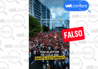 Vídeo é de ato contra PL da Dosimetria no Rio, e não comício de Lula em SC
