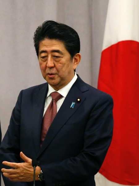 Shinzo Abe - KENA BETANCUR/AFP
