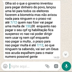 biometria - Reprodução - Reprodução