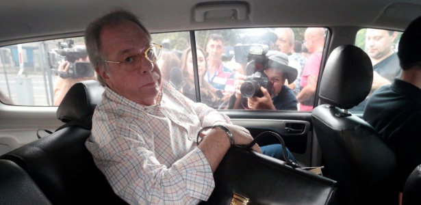 29.mar.2018 - empresário Antônio Celso Grecco, dono do grupo Rodrimar, que atua no Porto de Santos, é preso pela PF - Leonardo Benassatto/Reuters