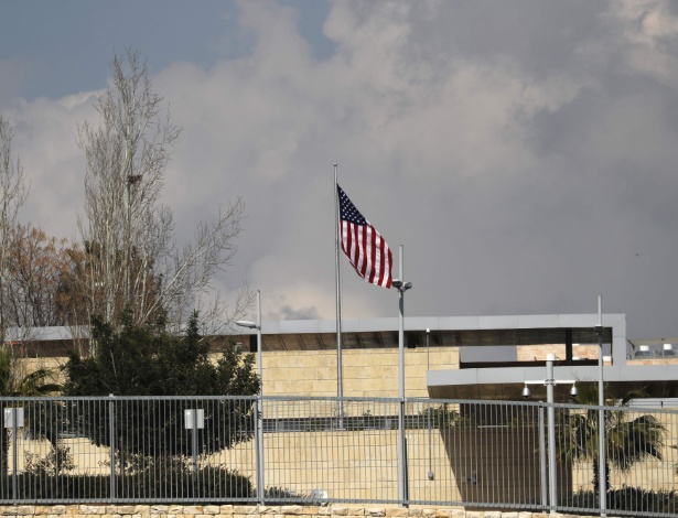 Embaixada americana em Israel será instalada no prédio onde funciona hoje o Consulado dos EUA em Jerusalém - Ahmad Gharabli / AFP