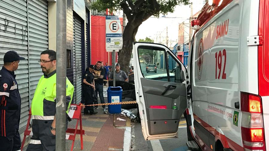Uma guarda civil municipal foi baleada e morreu no centro de São Caetano do Sul - Danilo M Yoshioka/Futura Press/Estadão Conteúdo