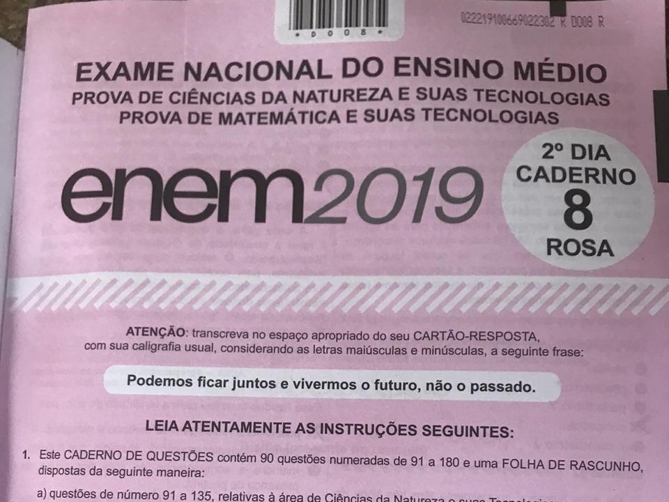 MEC divulga resultado do ENEM 2019 - UniNorte Manaus