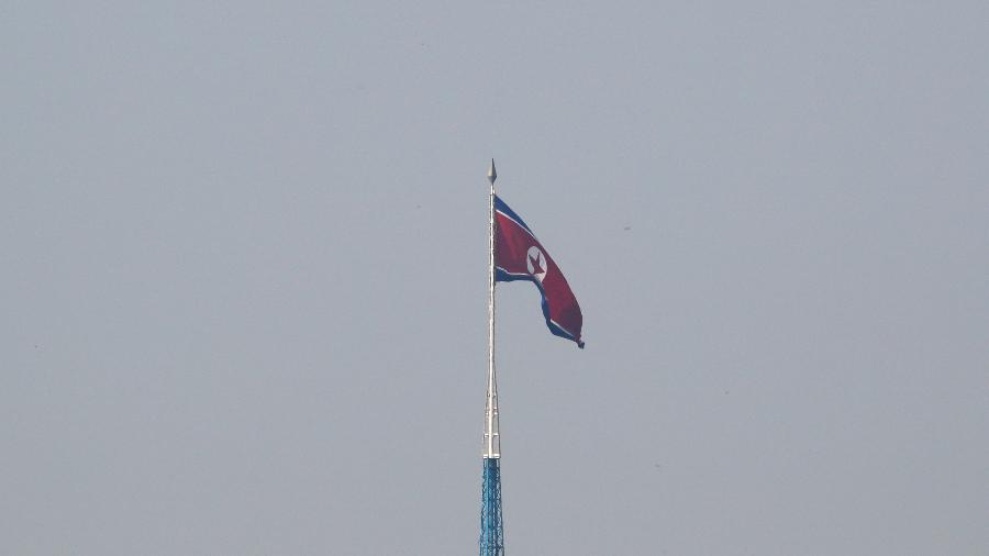 Bandeira da Coreia do Norte - 