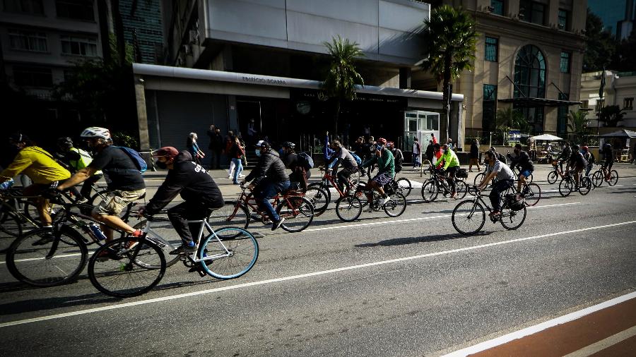 Diferentemente do que acontece no Brasil, em países desenvolvidos o uso da bicicleta está mais atrelado ao estilo de vida do que à necessidade - Aloisio Mauricio/Fotoarena/Estadão Conteúdo