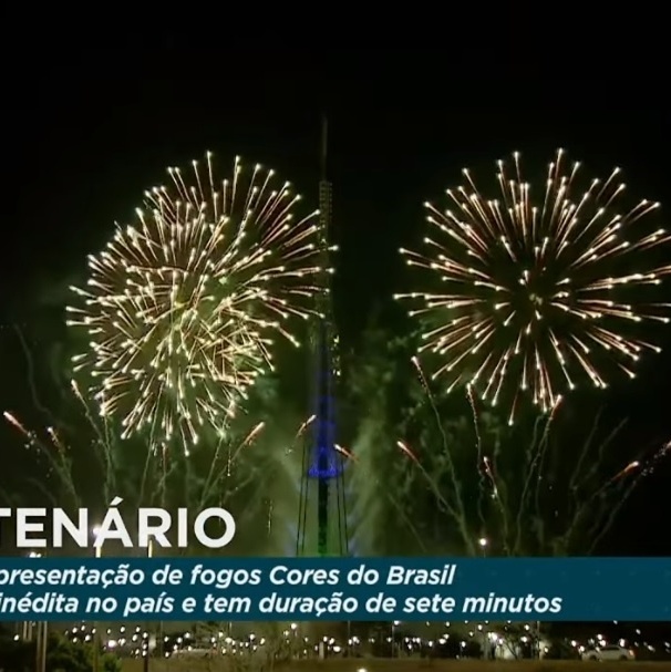 É certo soltar fogos de artifício de noite quando há jogos de