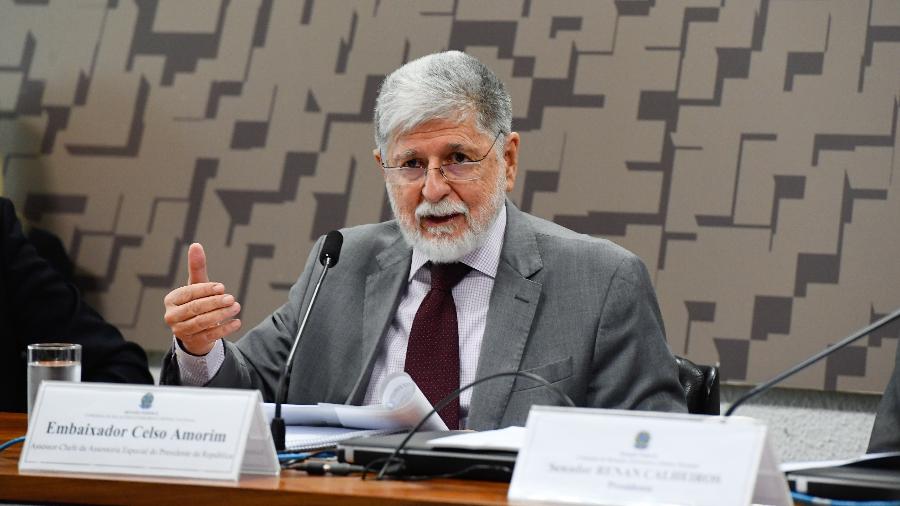 15.ago.2024 - Assessor internacional da Presidência, Celso Amorim, fala sobre a Venezuela