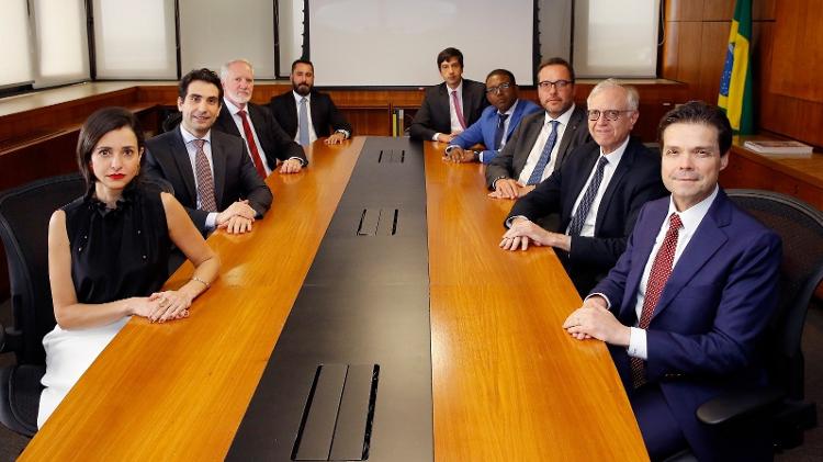 Atuais diretores do Banco Central em reunião do Copom Atuais diretores do Banco Central em reunião do Copom
