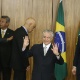 12.mai.2016 - Michel Temer (PMDB) assume como presidente interino e nomeia seus ministros, após a decisão do Senado pelo afastamento de Dilma Rousseff por 180 dias - Pedro Ladeira/Folhapress