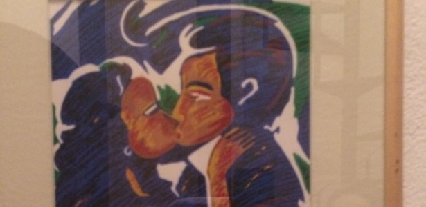 Quadro da série "O Beijo", do artista plástico Rubens Gerchman (1942-2008) - Divulgação/MPF