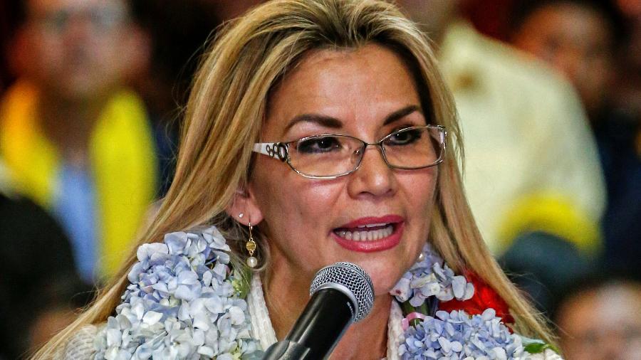Jeanine Áñez assumiu a presidência da Bolívia provisoriamente, mas depois decidiu se candidatar - David Mercado