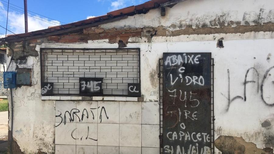 Área dominada pela facção GDE, em Fortaleza (CE), com ameaça a rivais; estado puxou aumento de homicídios em 2020 - Luís Adorno/UOL