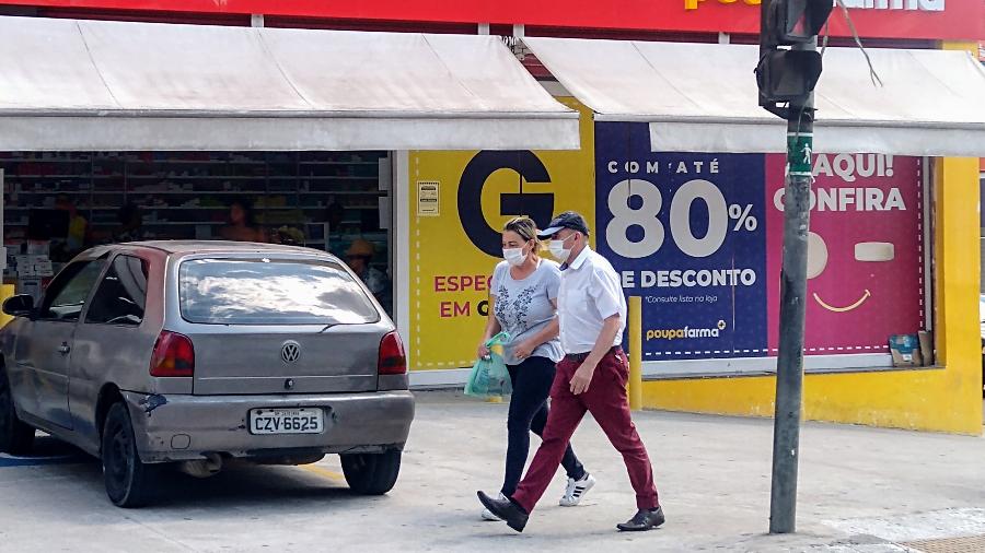 Comércio de Santo Amaro, na zona Sul de São Paulo, não parece a zona movimentada de costume - Cleber Souza/UOL